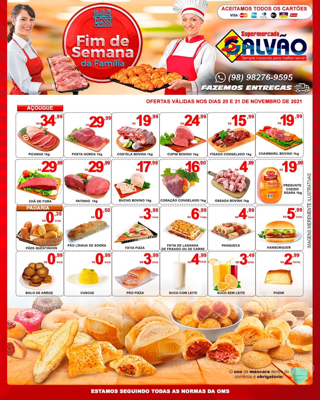 Ofertas da semana em carnes e salgados