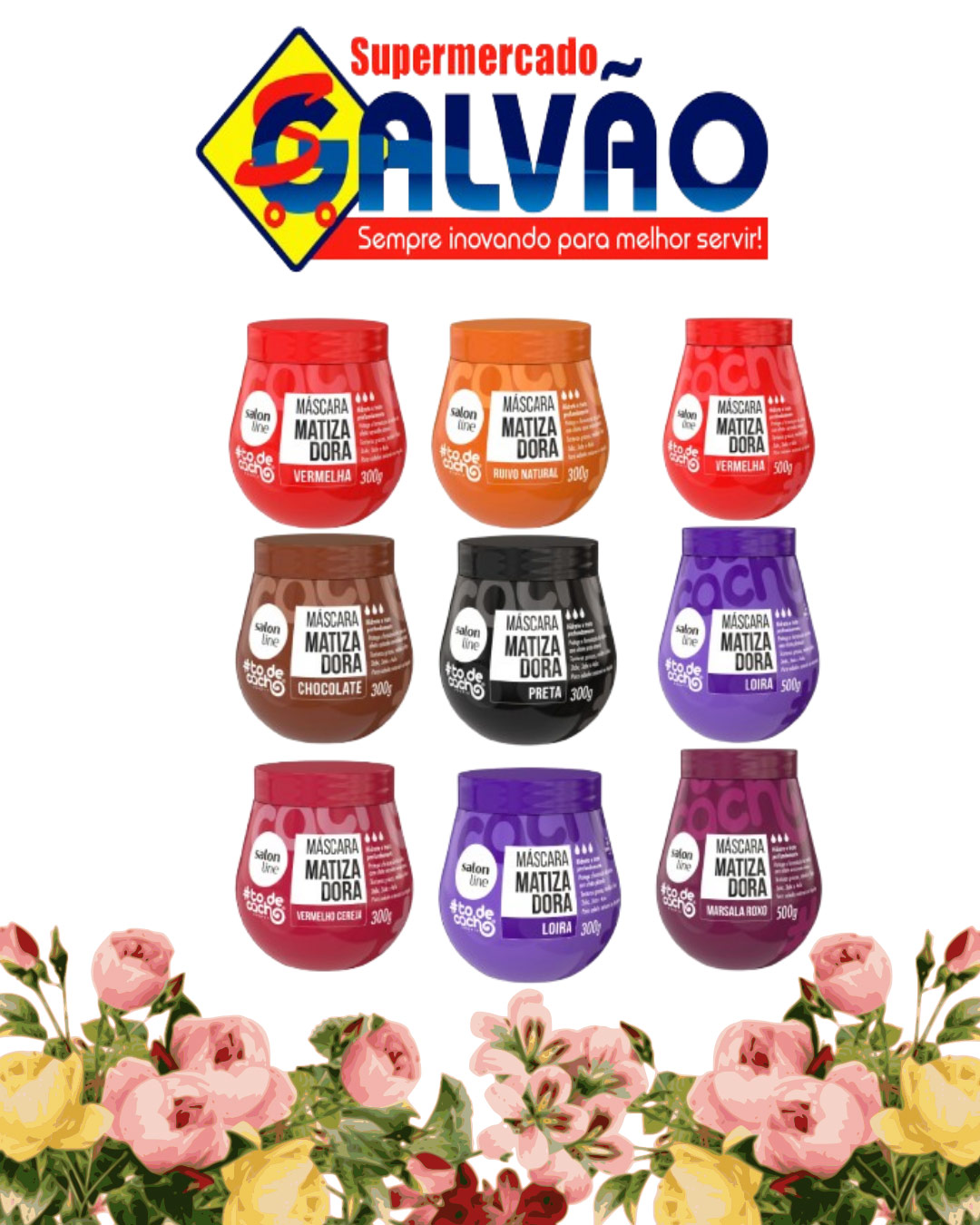 Máscara matizadora da marca Salon Line